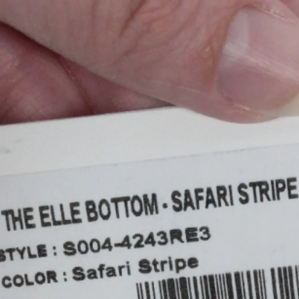SOLID & STRIPED The Elle Bikini Bottom Olive Green White Stripe Swim Sma… - Picture 13 of 14